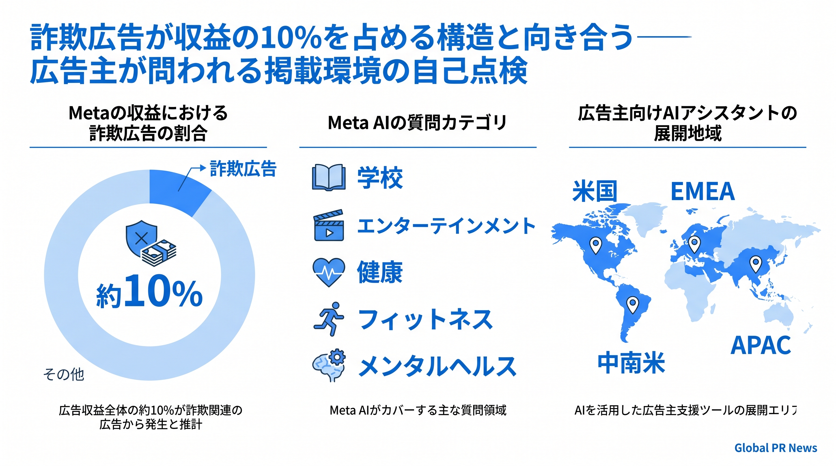 詐欺広告が収益の10%を占める構造と向き合う――広告主が問われる掲載環境の自己点検 インフォグラフィック